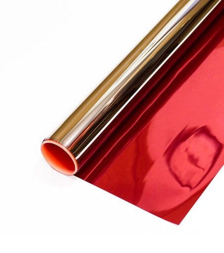 Зеркальная солнцезащитная пленка NOVA red-silver Зеркальная солнцезащитная пленка NOVA red-silver