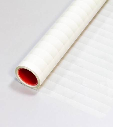 Матовая декоративная пленка NOVA White matte полосы из точек Матовая декоративная пленка NOVA White matte полосы из точек